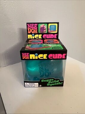 NeeDoh Nice Cube blue Super Solid Squish